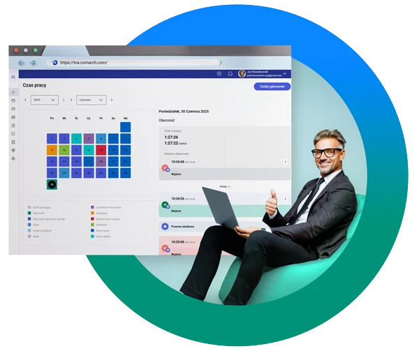 Aplikacja webowa Comarch TNA RCP Online